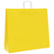 Papieren kraftzakken 50 st met hengsels 54x15x49 cm geel