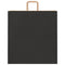 Papieren kraftzakken 250 st met hengsels 45x17x48 cm zwart