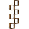 Wandrekken kubus 6 st 30x15x30 cm gerookt eiken