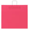 Papieren kraftzakken 50 st met hengsels 54x15x49 cm roze