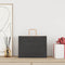 Papieren kraftzakken 250 st met hengsels 32x17x25 cm zwart