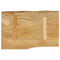 Tafelblad met natuurlijke rand 60x40x2,5 cm massief mangohout