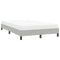 Bedframe zonder matras 120x220 cm fluweel lichtgrijs