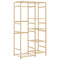 Kledingrek met schappen 100x50x184,5 cm bamboe