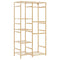 Kledingrek met schappen 100x50x184,5 cm bamboe