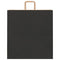 Papieren kraftzakken 50 st met hengsels 45x17x48 cm zwart