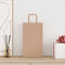 Papieren kraftzakken 250 st met hengsels 21x11x36 cm bruin