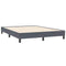 Bedframe zonder matras 160x210 cm fluweel donkergrijs