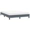 Bedframe zonder matras 160x210 cm fluweel donkergrijs