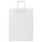 Papieren kraftzakken 250 st met hengsels 26x12x35 cm wit