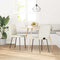 Eetkamerstoelen 2 st fluweel crmekleurig
