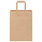 Papieren kraftzakken 250 st met hengsels 21x11x28 cm bruin