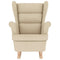 Schommelstoel 74x90x102 cm stof crmekleurig