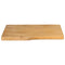 Tafelblad met natuurlijke rand 50x40x2,5 cm massief mangohout