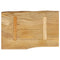 Tafelblad met natuurlijke rand 50x40x2,5 cm massief mangohout