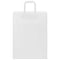 Papieren kraftzakken 50 st met hengsels 26x12x35 cm wit