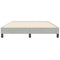 Bedframe zonder matras 160x210 cm fluweel lichtgrijs