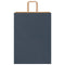 Papieren kraftzakken 50 st met hengsels 32x17x44 cm blauw