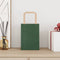 Papieren kraftzakken 50 st met hengsels 15x8x21 cm groen