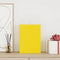 Papieren kraftzakken 50 st met hengsels 26x12x35 cm geel
