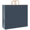 Papieren kraftzakken 50 st met hengsels 54x15x49 cm blauw
