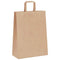 Papieren kraftzakken 250 st met hengsels 26x12x35 cm bruin