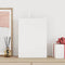 Papieren kraftzakken 50 st met hengsels 32x17x44 cm wit