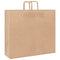 Papieren kraftzakken 250 st met hengsels 54x15x49 cm bruin