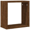 Wandschappen kubus 6 st 30x15x30 cm sonoma bruin eikenkleurig