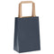 Papieren kraftzakken 50 st met hengsels 15x8x21 cm blauw