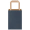 Papieren kraftzakken 50 st met hengsels 15x8x21 cm blauw