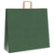 Papieren kraftzakken 50 st met hengsels 54x15x49 cm groen