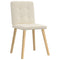 Eetkamerstoelen 2 st linnen