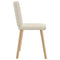 Eetkamerstoelen 2 st linnen