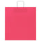Papieren kraftzakken 50 st met hengsels 45x17x48 cm roze