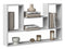BILBAO 4P hangrek 100x16x60 cm, wit