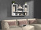 BILBAO 4P hangrek 100x16x60 cm, wit