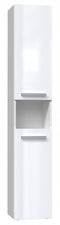 Badkamermeubel NEL I 31x30x174 cm, wit, glanzend