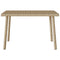 Tuin salontafel rechthoekig 60x40x37 cm poly rattan beige