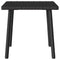 Tuin salontafel rechthoekig 40x40x37 cm poly rattan zwart