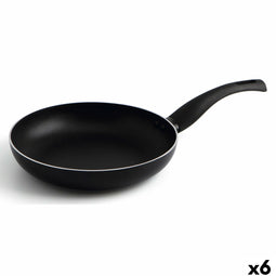 Pan Quid Hydra Zwart Metaal Bakeliet Ø 22 cm (6 Stuks)