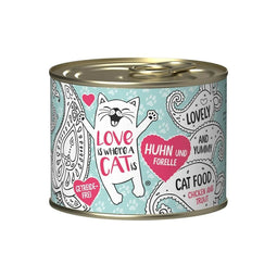Kattenvoer LOVE IS WHERE A CAT IS 2191740 Kip 200 g