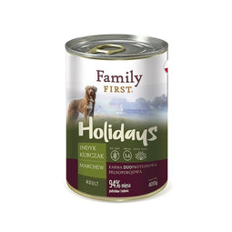 Natvoer Family First FF-19014 Kip Pauw Wortel 400 g