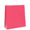 Papieren kraftzakken 250 st met hengsels 45x17x48 cm roze