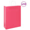 Papieren kraftzakken 250 st met hengsels 32x12x42 cm roze