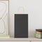 Papieren kraftzakken 250 st met hengsels 21x11x36 cm zwart