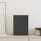 Papieren kraftzakken 250 st met hengsels 26x12x35 cm zwart