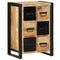 Dressoir 50x35x70 cm massief ruw mangohout