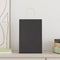 Papieren kraftzakken 250 st met hengsels 21x11x31 cm zwart