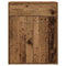 Dressoir 60x30x75 cm bewerkt hout oud houtkleurig